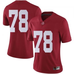 Women's Alabama Crimson Tide #78 Amari Kight Crimson Limited NCAA College Football Jersey 2403LTSE1